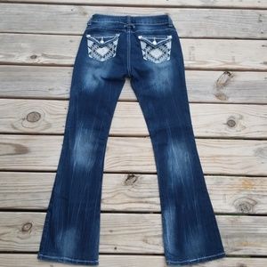 Almost Famous bling pockets jeans